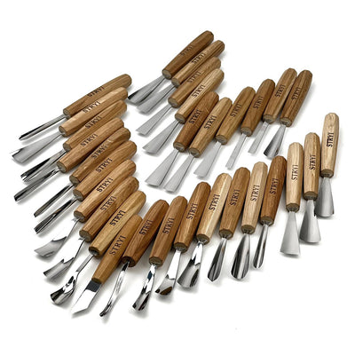 Relief Carving Tool Set, 31-Piece STRYI Profi Master Set