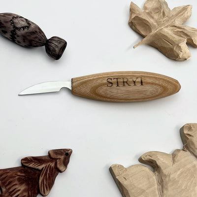 Chip and detailing carving knife 38mm STRYI Profi, Carving knives, Knife for woodcarving