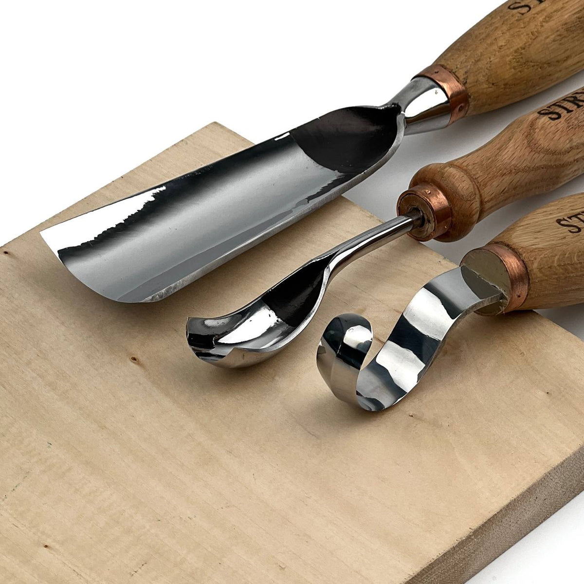 Kuksa, Spoon and cup Carving tools set 4pcs,  STRYI Profi, Bowl gouge, Kuksa carving, Spoon making