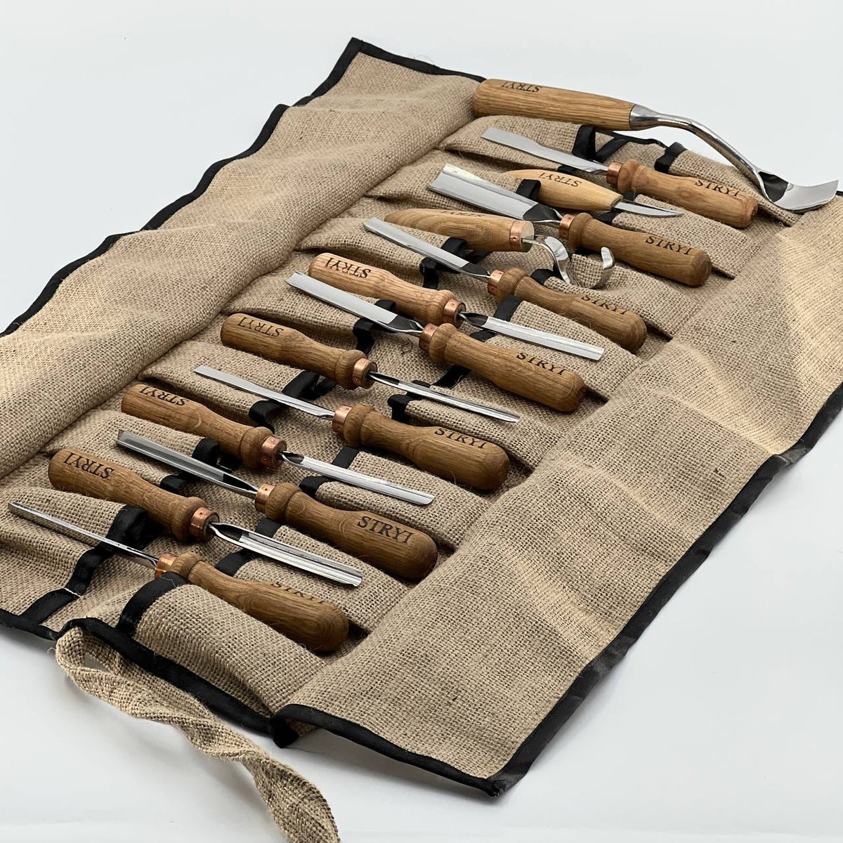 Versatile Сarving Toolset of 14 pcs for relief caving, Making figurines, Chisels set