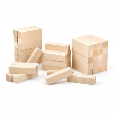 Basswood Carving Blocks Set, 2.5×2.5×10 cm (1 x 1 x 4 in)
