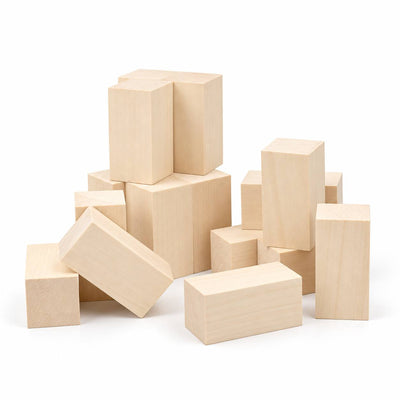 Large Basswood Carving Blocks Set, 5×5×10 cm (2 x 2 x 4 in),