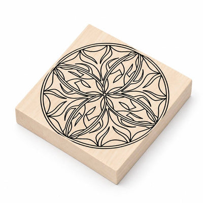 Basswood Blank 3.9x3.9x0.8" (100x100x20mm) STRYI with Chip Patterns