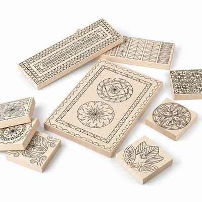 Pattern-Guided Mastery: The 9-Piece STRYI Premium Basswood Practice Set