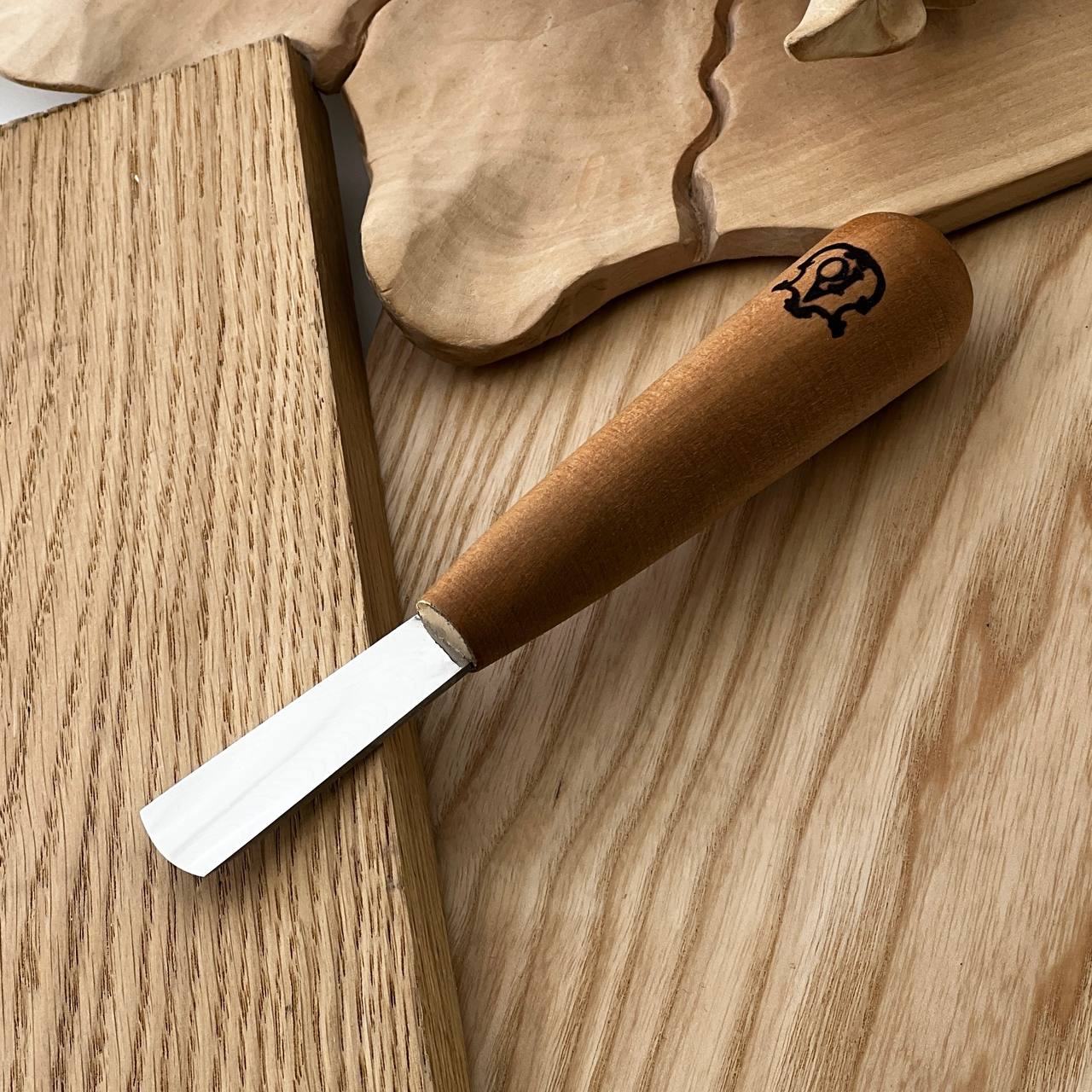 Detailed Carving Tools: 3-Piece Professional Short Gouge Set