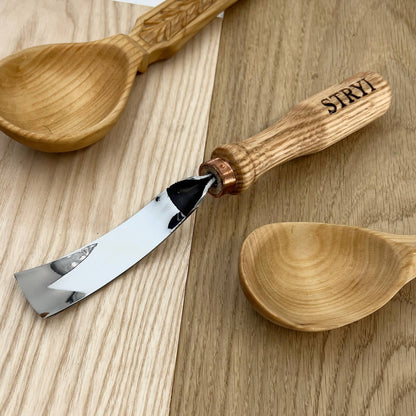 Hollowing Bowl & Kuksa Set: 4-Piece STRYI Profi Bowl & Kuksa Carving Set
