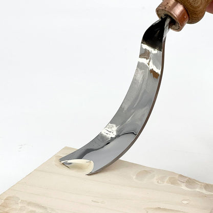 STRYI Profi Profile 7, 1.0 in (25mm)Bent Gouge for Relief and Bowl Carving