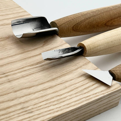 STRYI Ultimate Geometric Wood Carving Starter Kit – 3 Essential Tools for Chip Carving