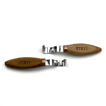 Spoon carving tool: STRYI Profi 30mm Hook Knife Set (Left & Right)