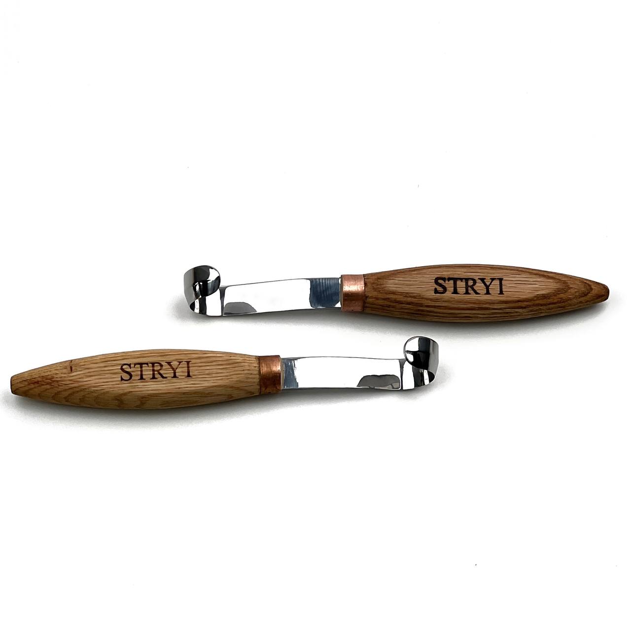 The Spoon knife STRYI Profi 80mm Hook Knife Set (Left & Right)