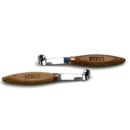 The Spoon knife STRYI Profi 80mm Hook Knife Set (Left & Right)