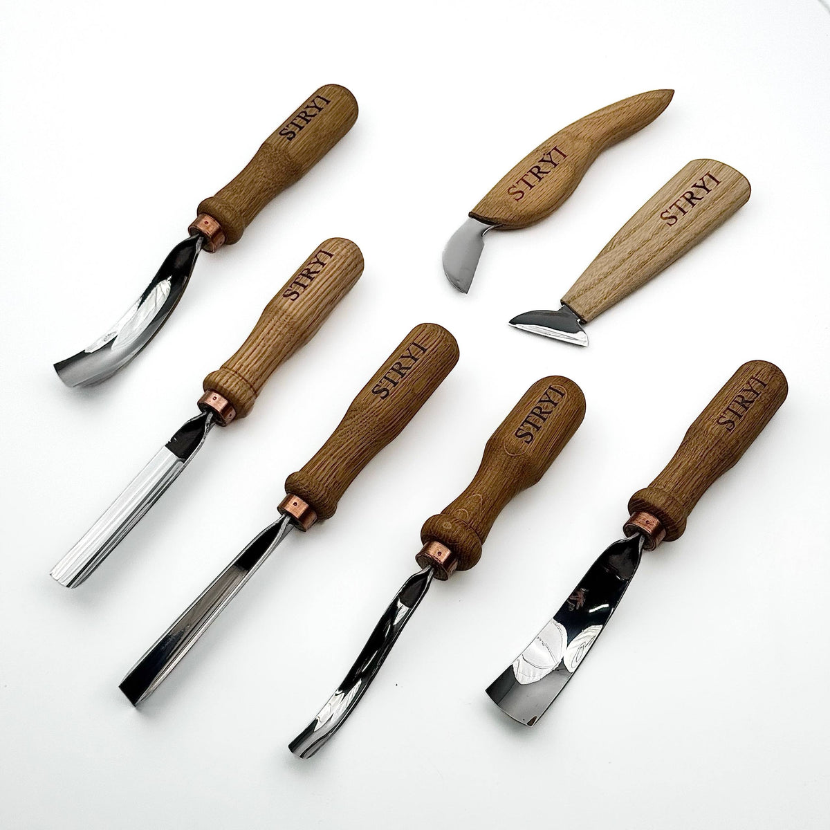 7-Piece Wood Carving Chisel Set | Versatile Carving Set