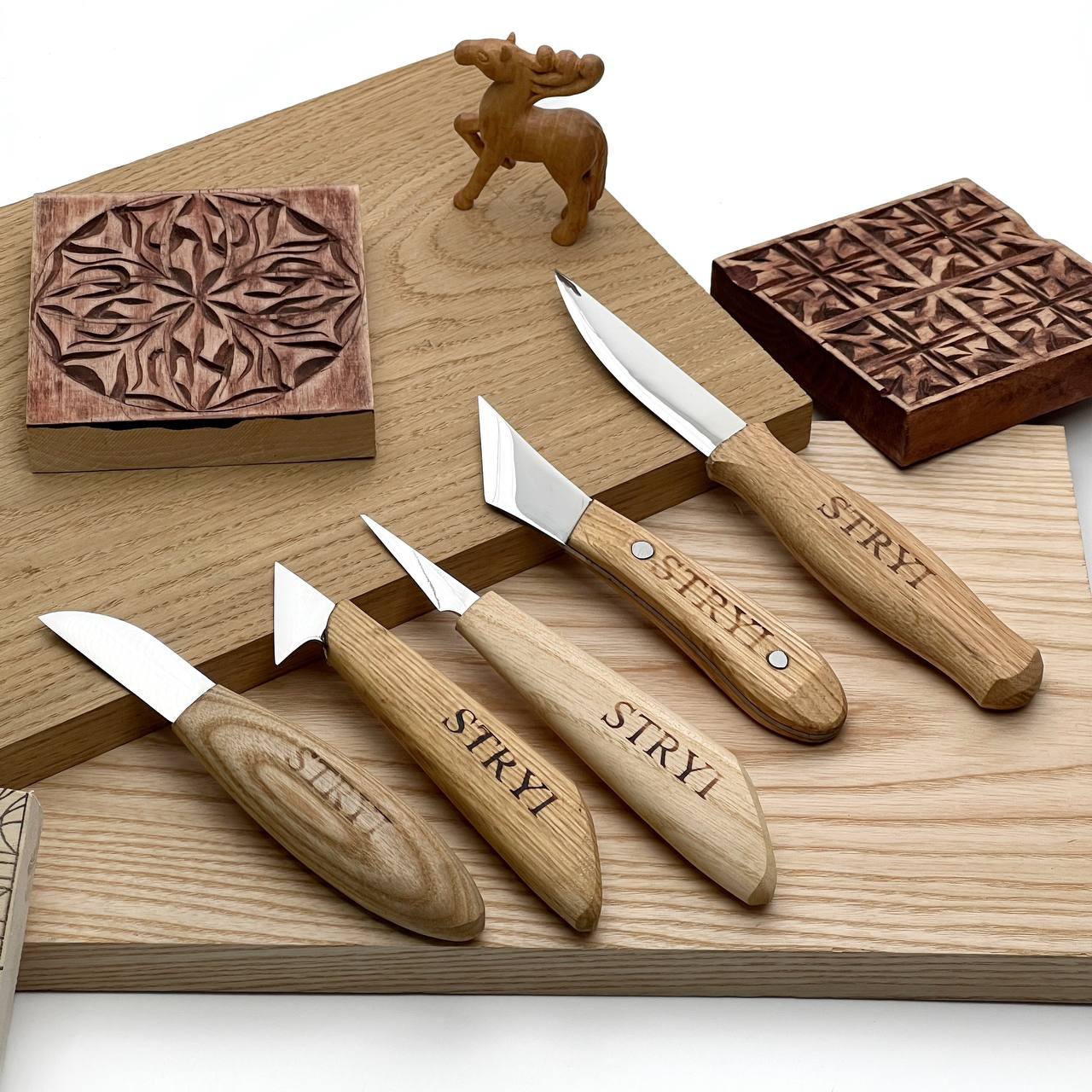 Fine Artistry & Detail Engine: 5-Piece STRYI Profi Knives Set