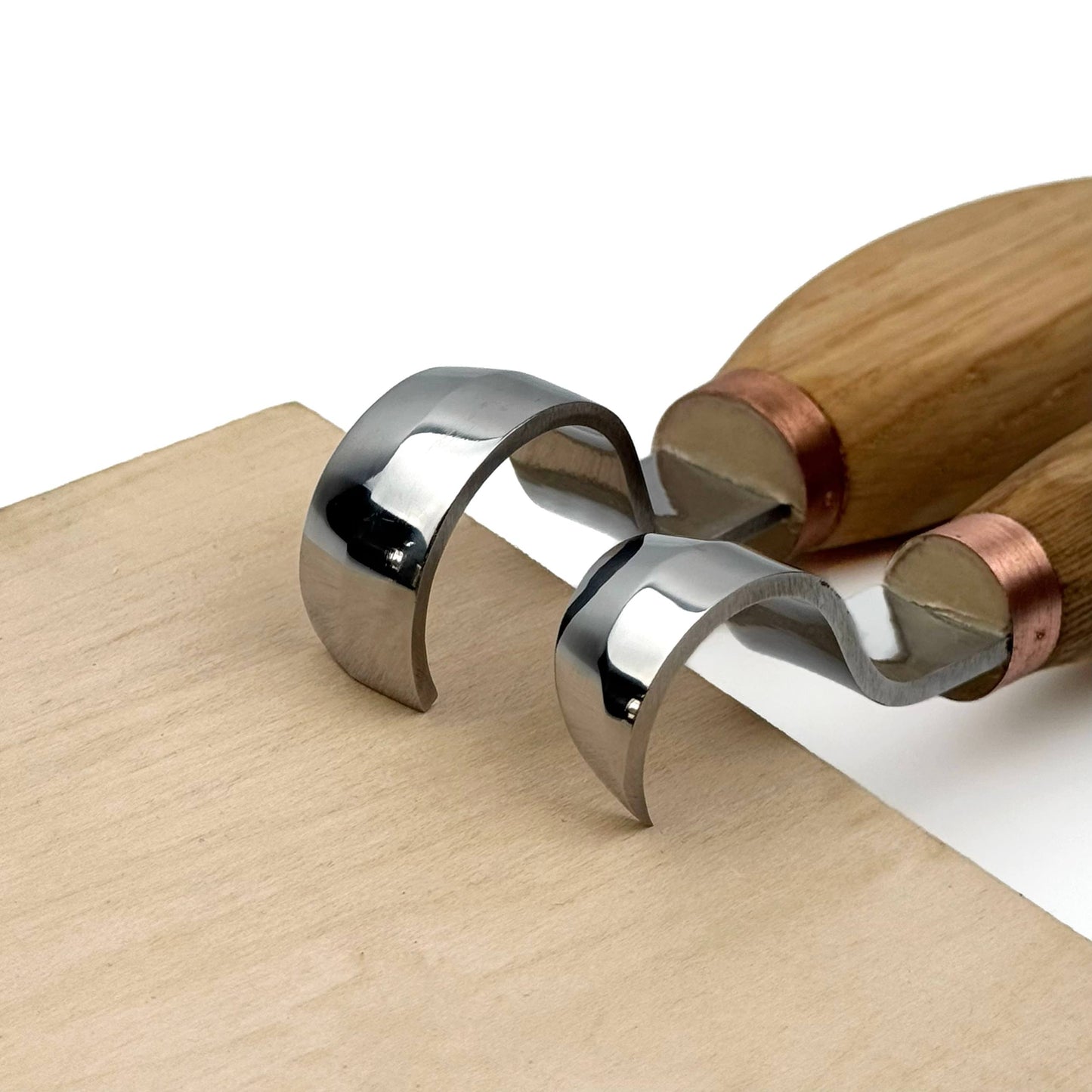 Premium Spoon Carving Hook Knife Set, 2-pieces Spoon knives set