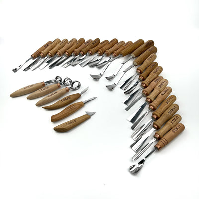 Hand ForgedChisels Set 30-Piece STRYI Profi, Woodworking Set