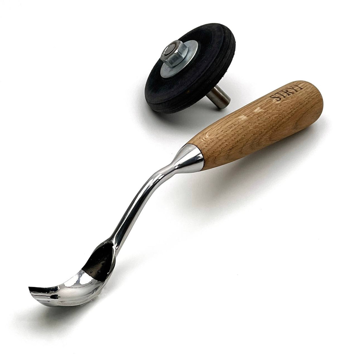 Scoop Chisel, Sweep #5, Deep Carving Large Gouge Profi — for Relief and Bowl Carving, Spoon Knife Making