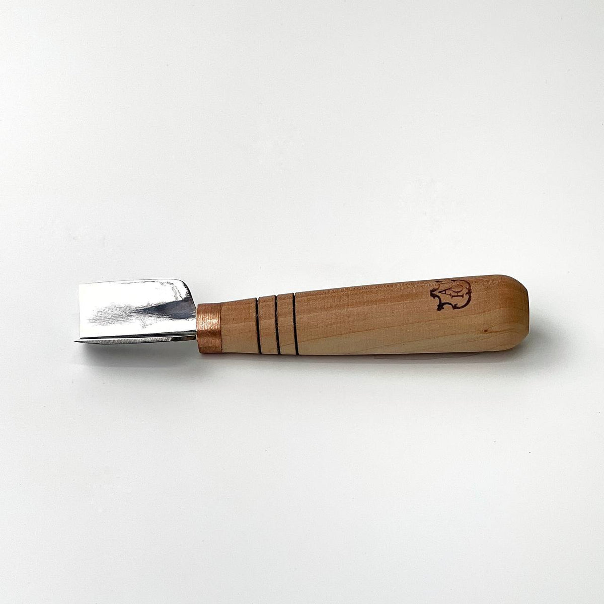 V-parting short chisel straight-beveled STRYI-AY Profi for chip carving, V-shaped chisels, V-tools