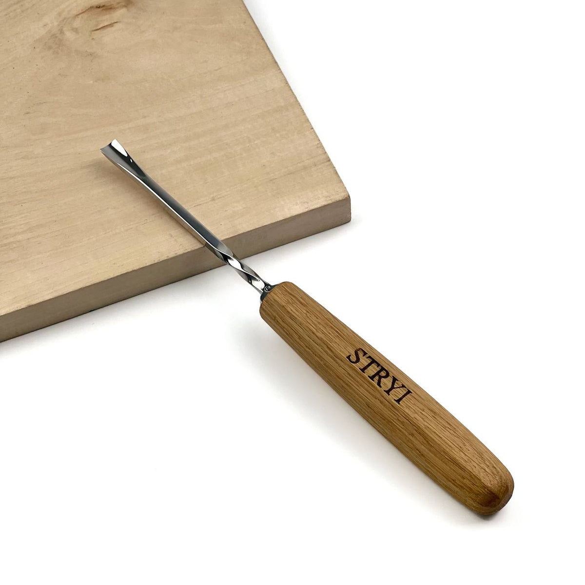 Fishtail Gouge, Sweep #5, STRYI Maestro — for 3D Carving and Detailing