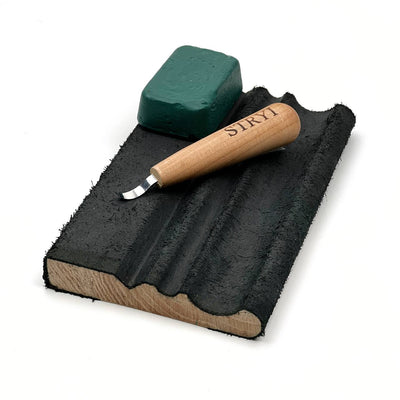 Spoon Carving Knife, Mini, STRYI Profi — for Detailed Figurine and Bowl Carving