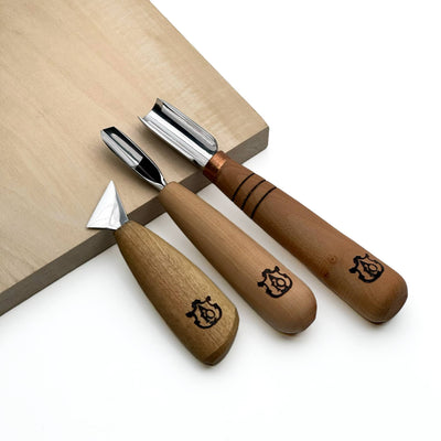 Geometric Chip Carving: Adolf Yurev Volumetric Phone Stand Carving Set