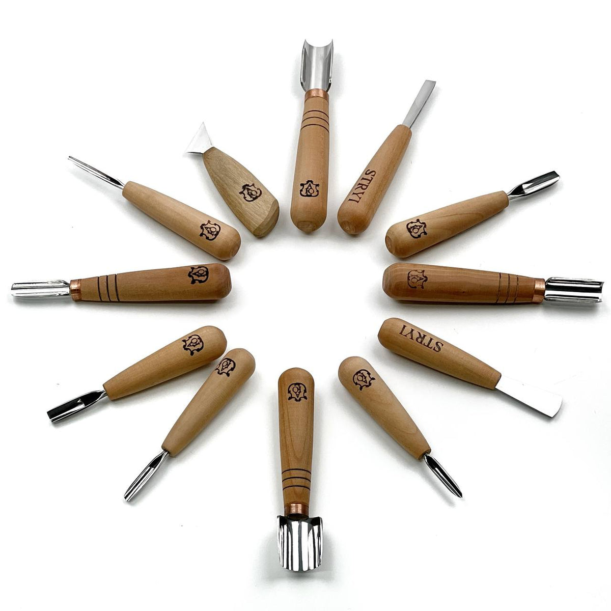 Basic set for woodcarving, Chip carving kit,  Profi, Chip carving tools, Chip carving knives