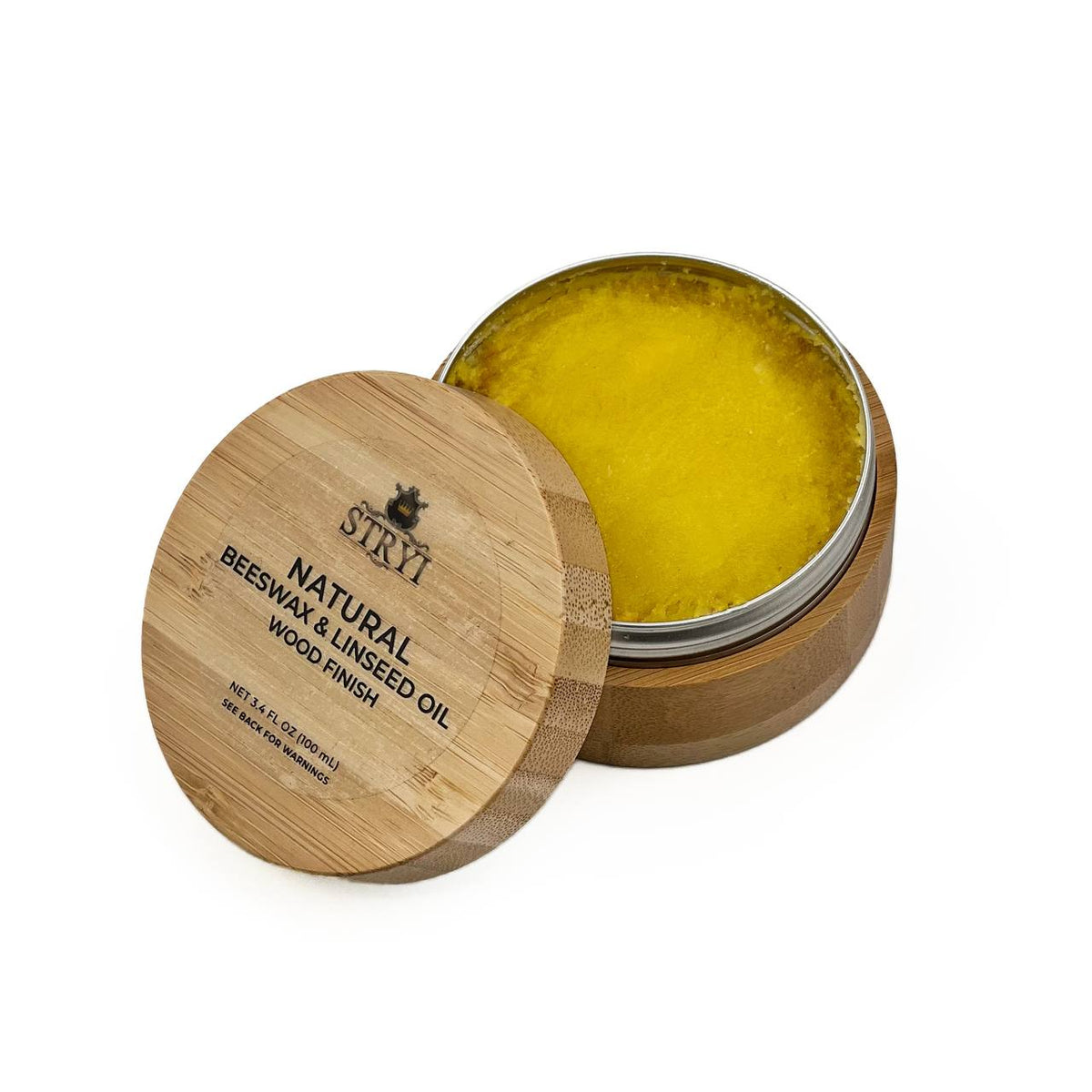 Natural Wood Wax STRYI Finish for Protecting Handmade Items