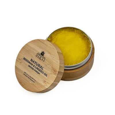 Natural Wood Wax STRYI Finish for Protecting Handmade Items