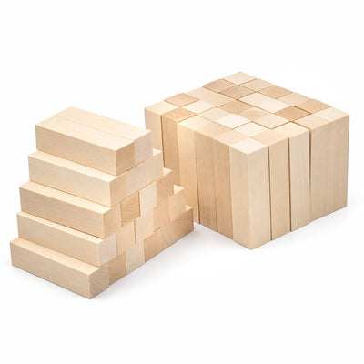 Basswood Carving Blocks Set, 2.5×2.5×10 cm (1 x 1 x 4 in)