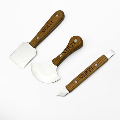 The Professional 3-Piece Leathercraft & Woodworking Cutting Set