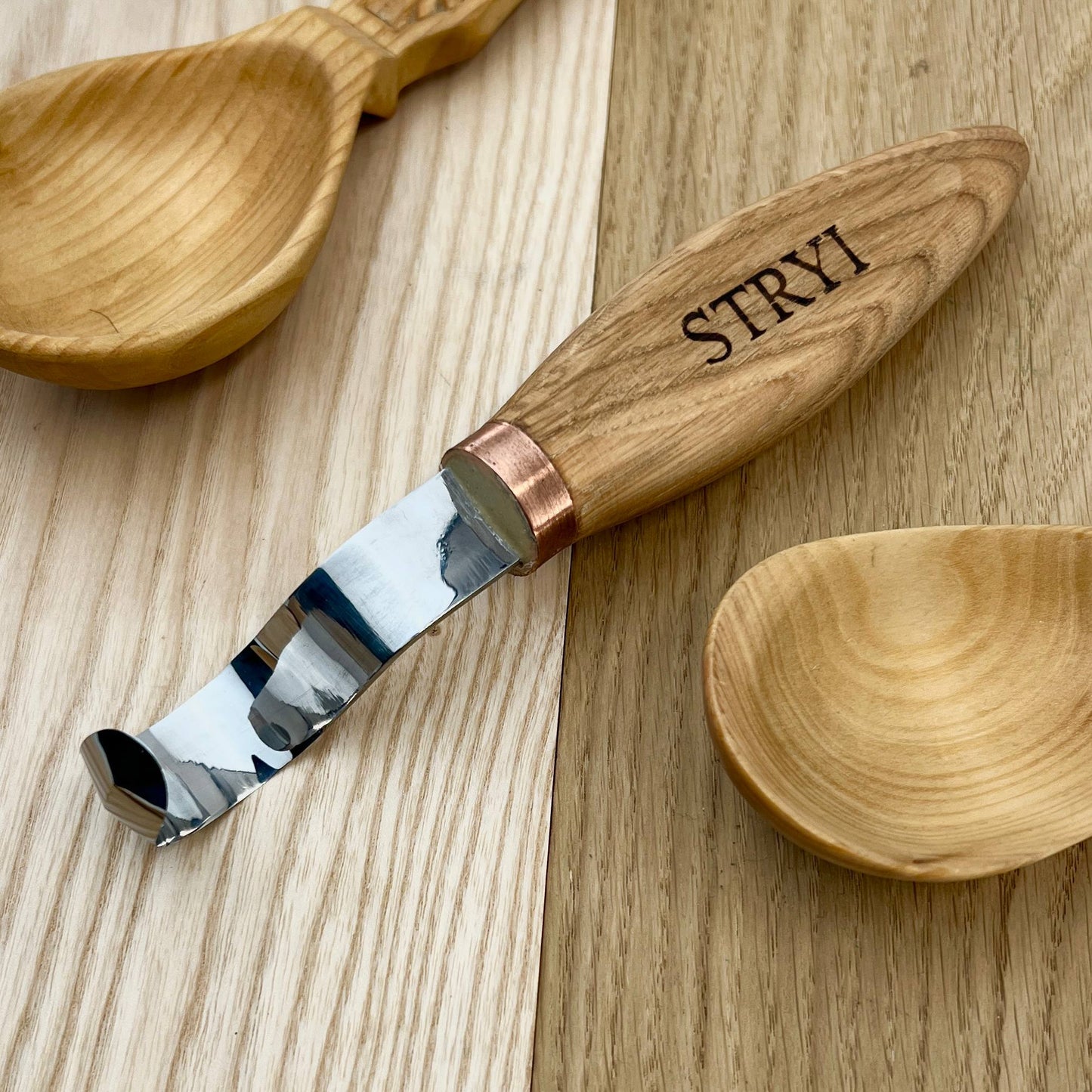 Hollowing Bowl & Kuksa Set: 4-Piece STRYI Profi Bowl & Kuksa Carving Set