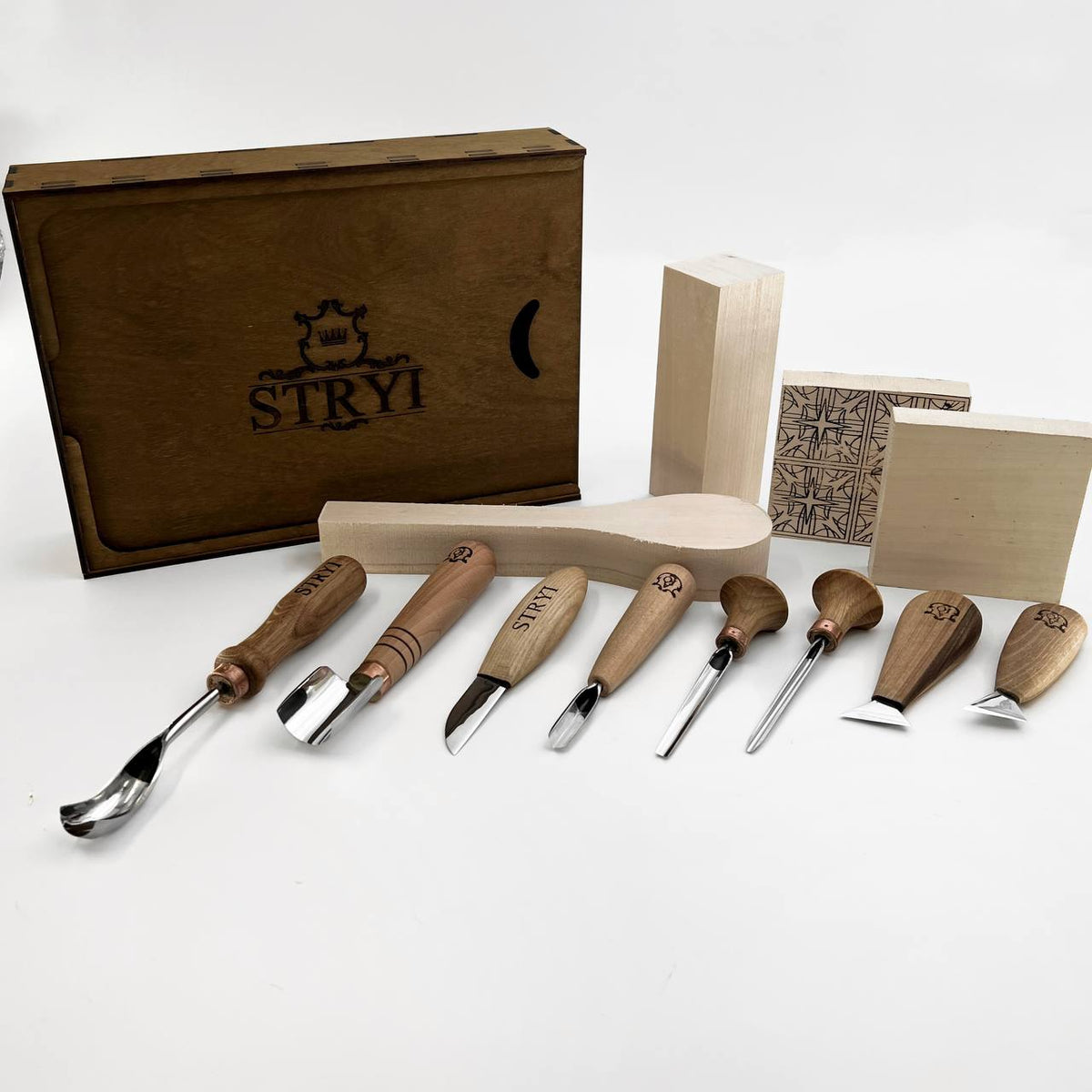 Master Wood Carving: 12-Piece STRYI Profi Versatile Craft Set