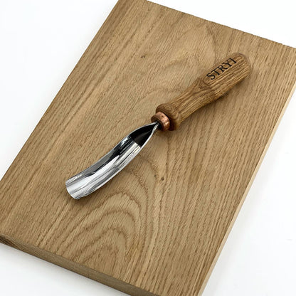 STRYI Profi Profile 9, 0.8 in (20mm)Bent Gouge for Relief and Bowl Carving