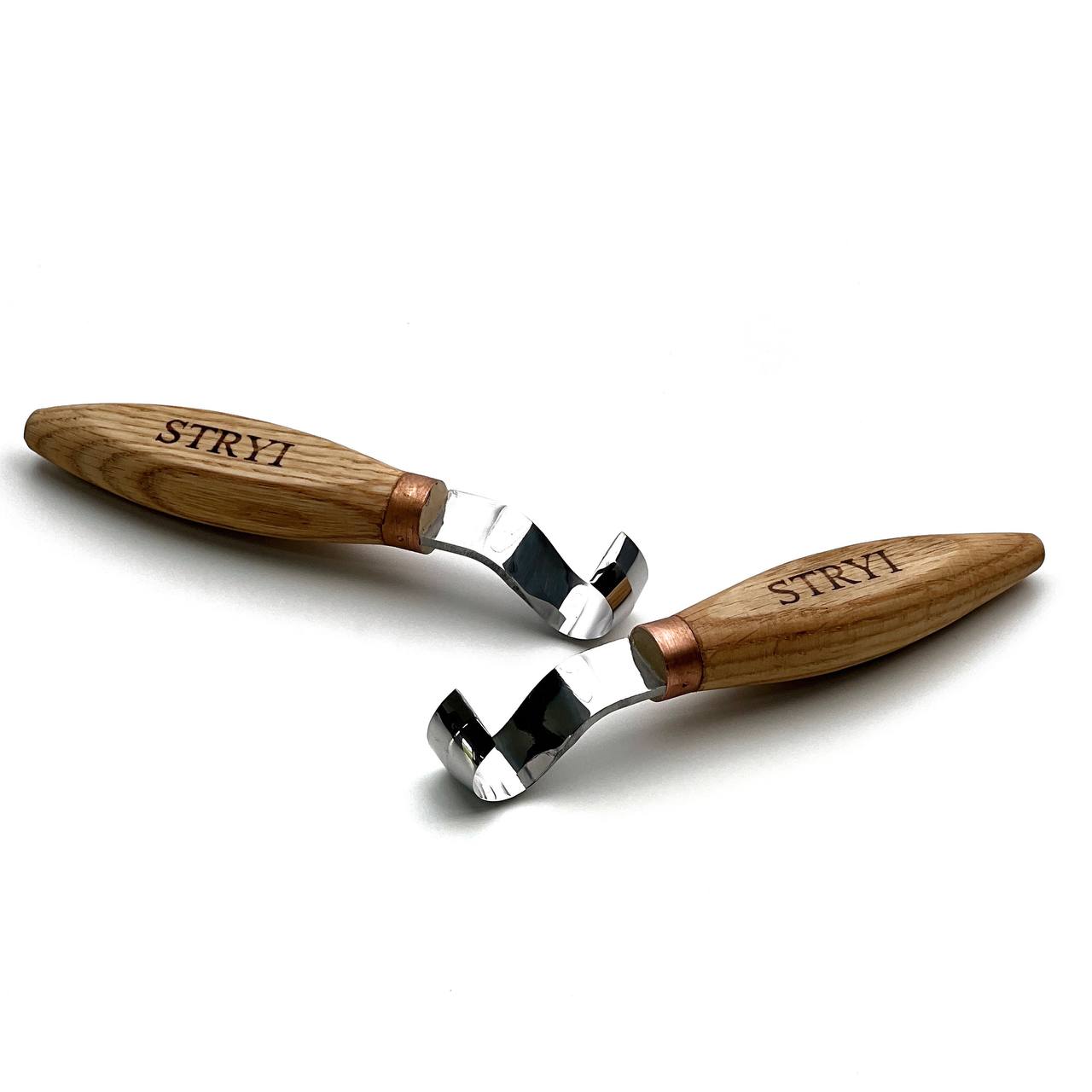 Spoon Hollowing & Bowl Carving: The 20mm Professional Spoon & Kuksa Carving Set (Left & Right)