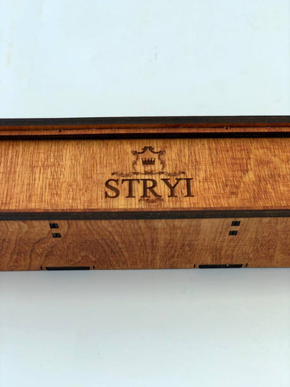 Wooden storage box STRYI for storage tools, Gift packing