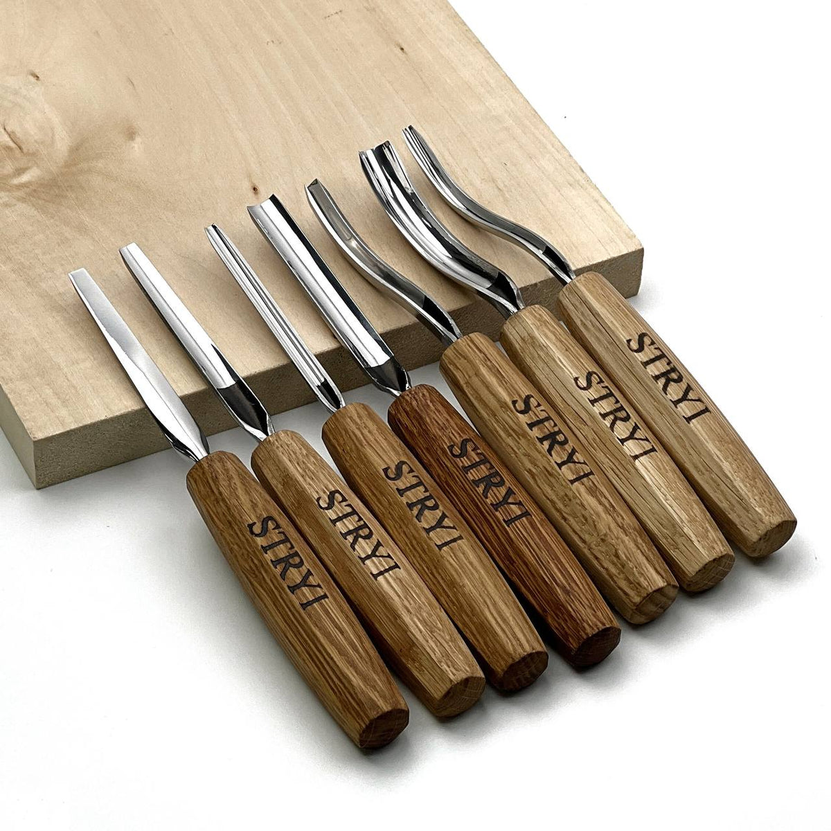 STRYI 7-Piece Compact & Lightweight Wood Carving Set for Beginners & Students