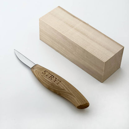 Figure Carving: The 4-Piece STRYI Whittling & Sharpening Knives Set