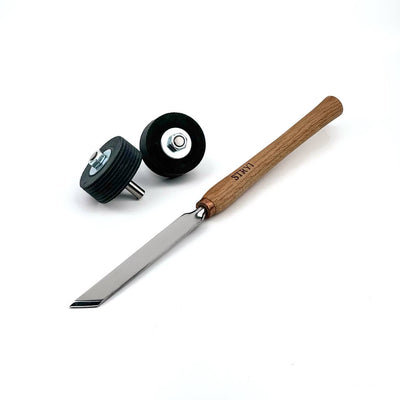 Skew Chisel 0.8" (20mm) 45° STRYI Profi for Lathe Wood Turning