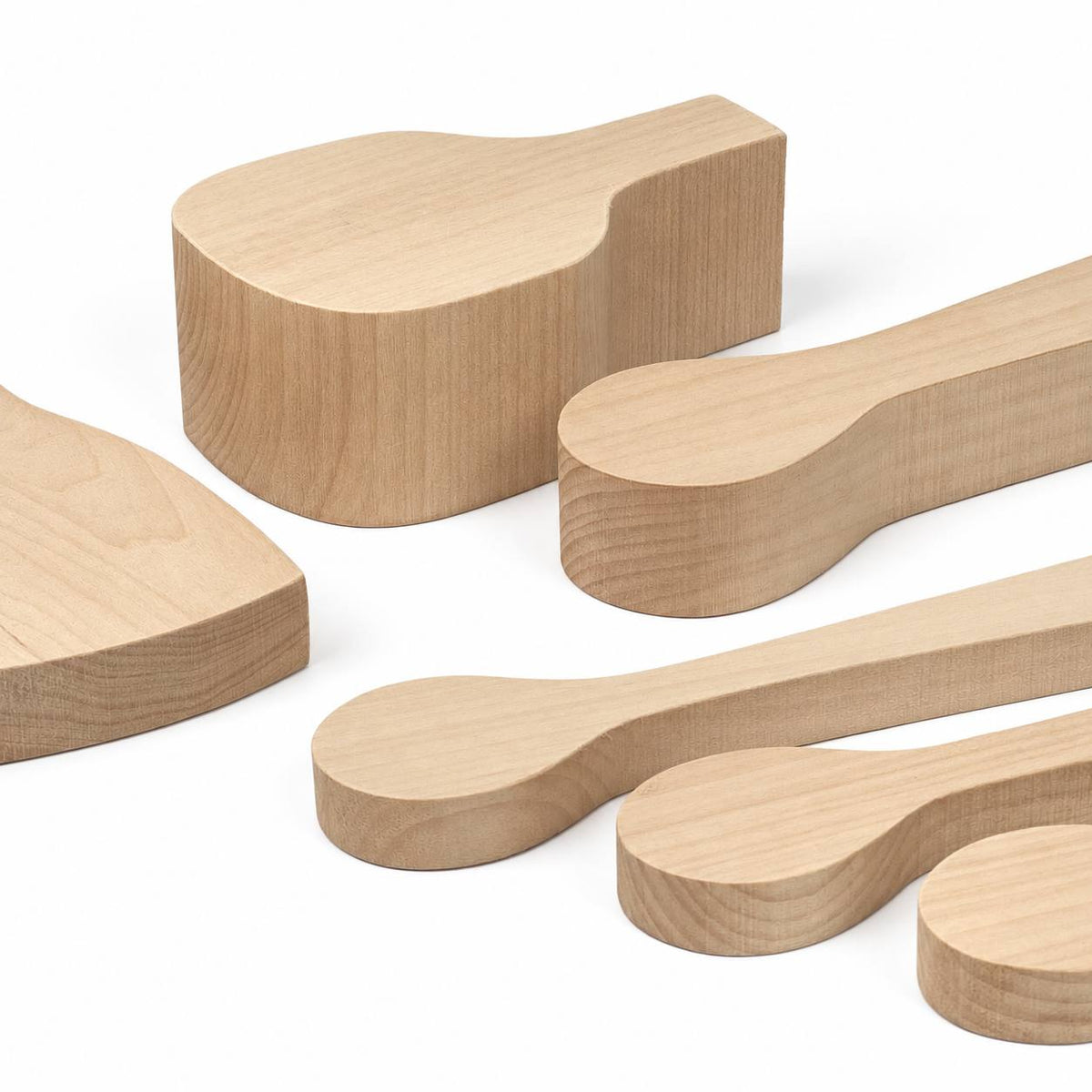 Basswood Blanks for Carving, 6 Pcs – Spoon, Kuksa Cup & Spatula | STRYI