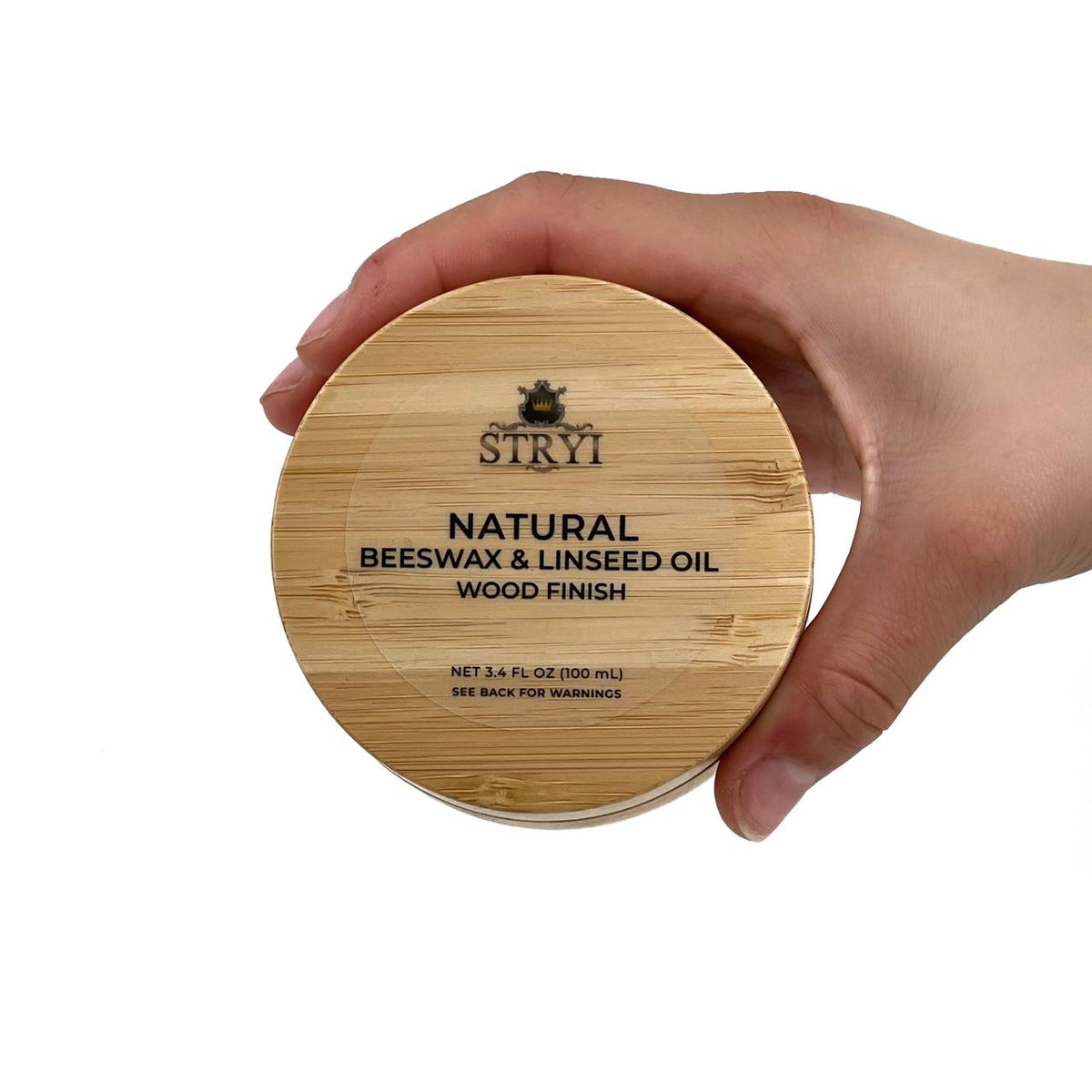 Natural Wood Wax STRYI Finish for Protecting Handmade Items