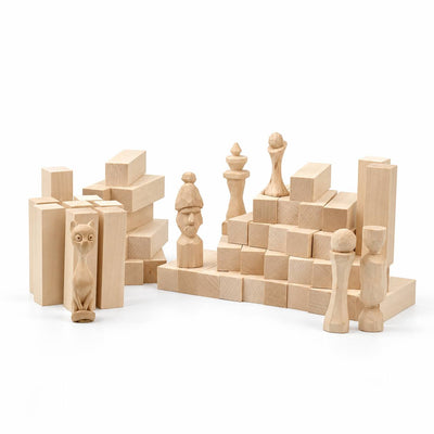 Basswood Carving Blocks Set, 2.5×2.5×10 cm (1 x 1 x 4 in)