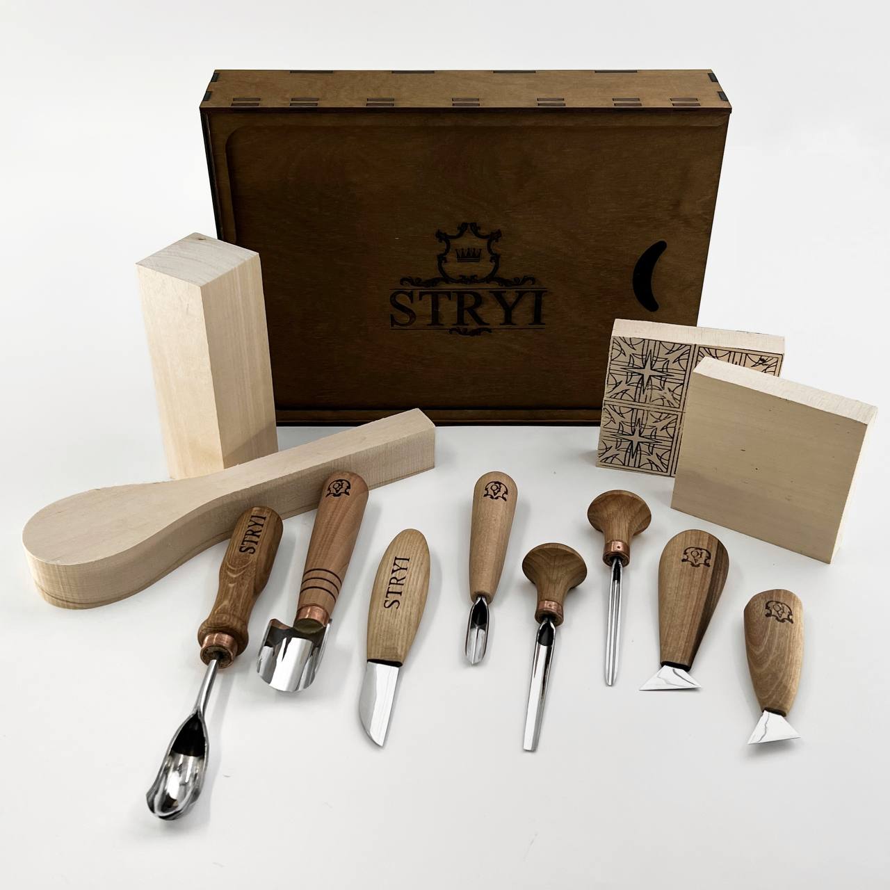 Master Wood Carving: 12-Piece STRYI Profi Versatile Craft Set