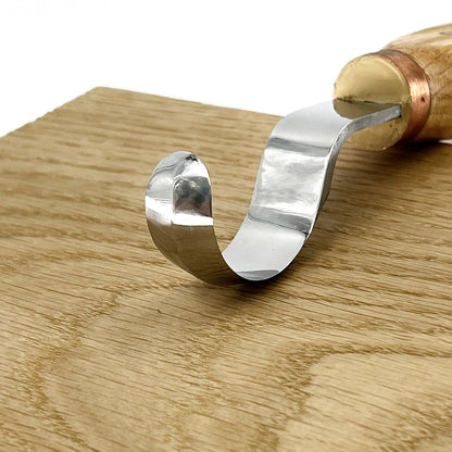 STRYI Profi 1.4 in (35mm) Double-Sided Hook Knife for Spoon Carving