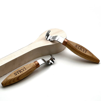 Spoon Hollowing & Bowl Carving: The 20mm Professional Spoon & Kuksa Carving Set (Left & Right)