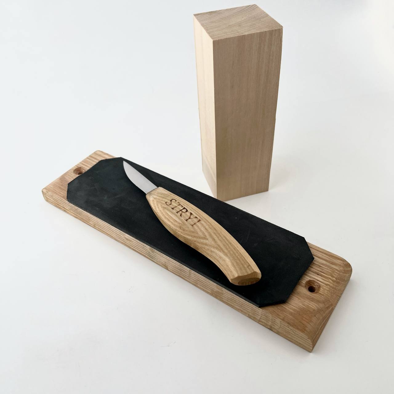 Figure Carving: The 4-Piece STRYI Whittling & Sharpening Knives Set