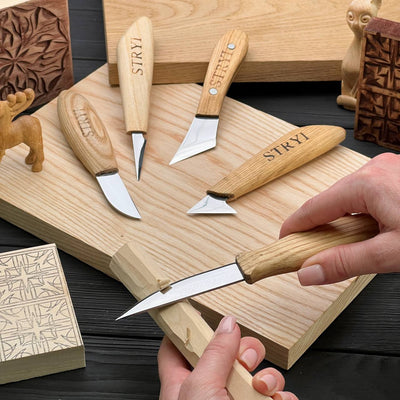 Fine Artistry & Detail Engine: 5-Piece STRYI Profi Knives Set