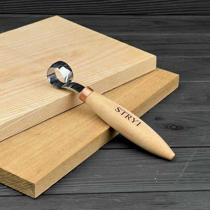 STRYI  Spoon Scorp Knife – Professional Hook Knife for Woodworking, Bowl and Kuksa Carving