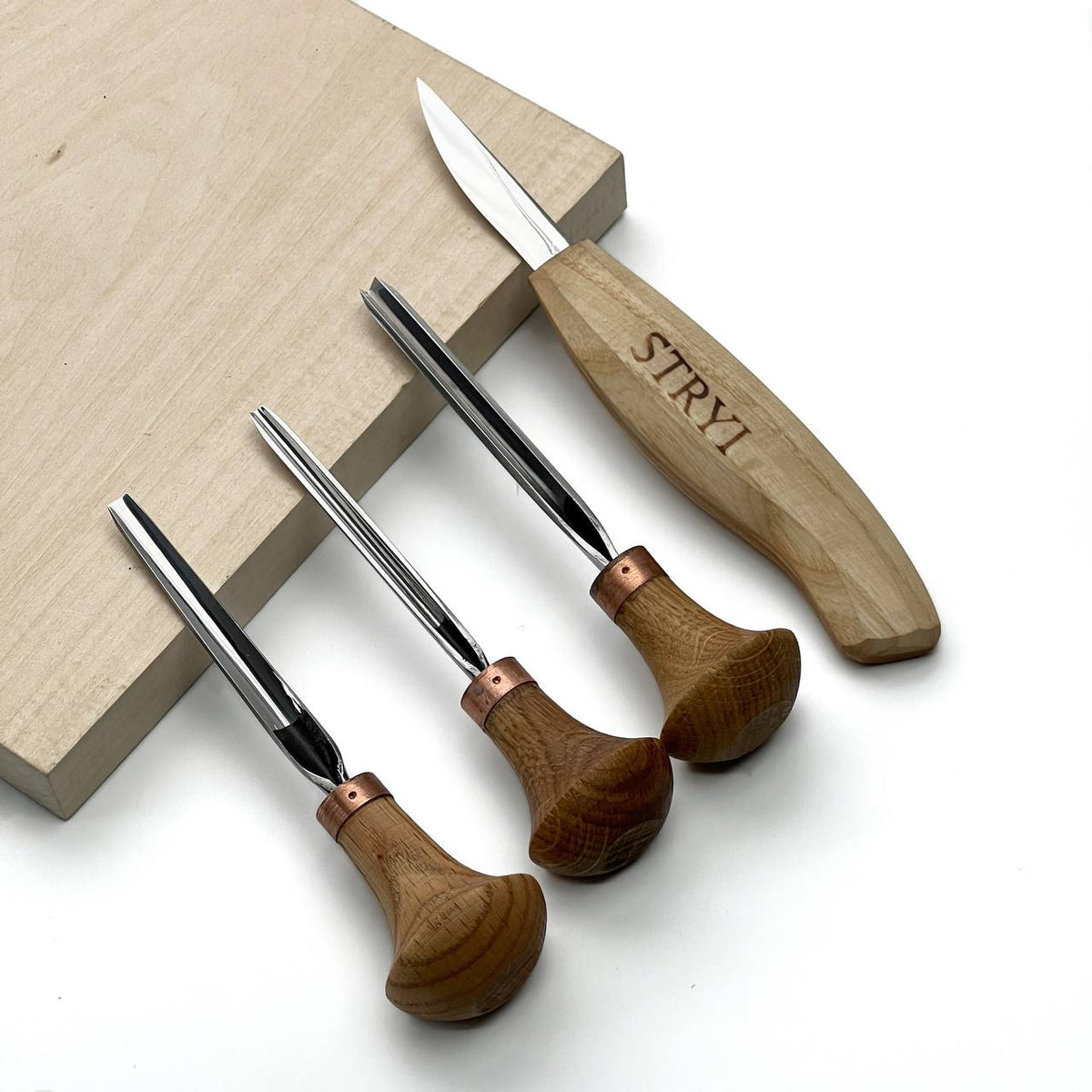 Whittling Kit, 4-Piece, STRYI — for Carving Figures