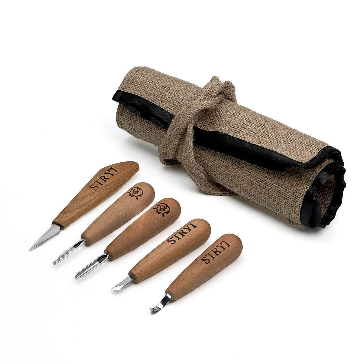 Whittling Kit, Tiny-Sized Chisels, STRYI Profi — for Carving Figurines