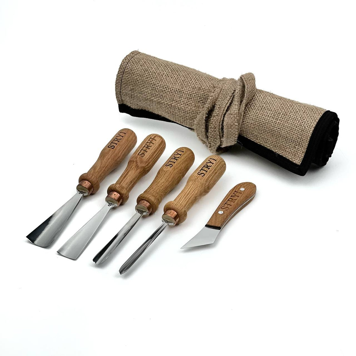 Relief Carving Tool Set, 5-Piece STRYI Profi Kit for Fine Ornament