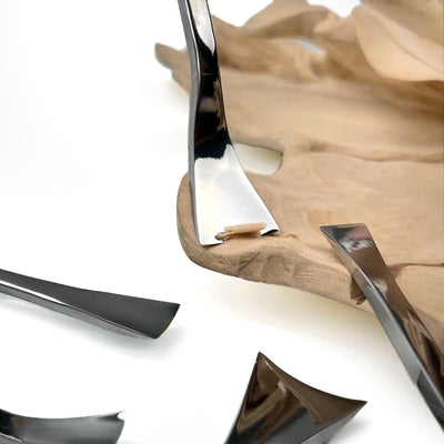 Fishtail Gouge Set for Fine Detail: 5-Piece Maestro Relief Finishing Tools